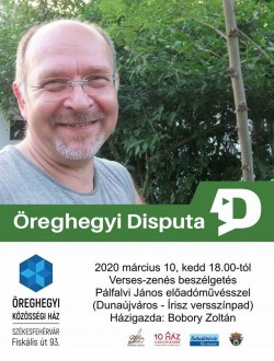 Verses-zenés beszélgetés Pálfalvi János előadóművésszel az Öreghegyi Dispután